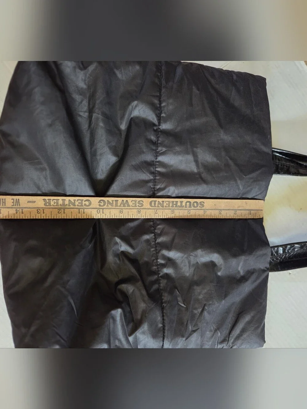 Calvin Klein Black Quilted Logo Tote Bag